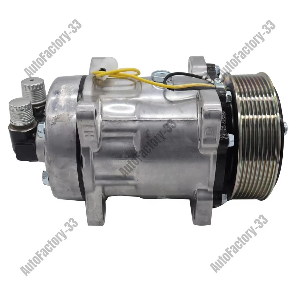 40405212 Ac Compressor for Car Air Conditioner for Refrigerator R404A Truck 7H15 - Image 3 of 4