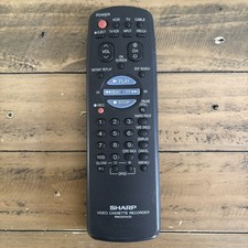 Sharp RRMCG0120AJSA Factory Original VCR Remote