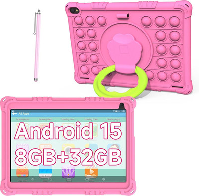 Android 15 Kids Tablet Toddler Tablet for Kids,10 Inch 8GB RAM+32GB ROM Tableta