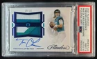 2021 Flawless Trevor Lawrence Rookie Dual Patch Auto Sapphire RC #8/10 PSA 9 10