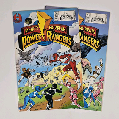 Mighty Morphin Power Rangers Sabans Hamilton Comic Book Lot 3 4 Volume II Bundle