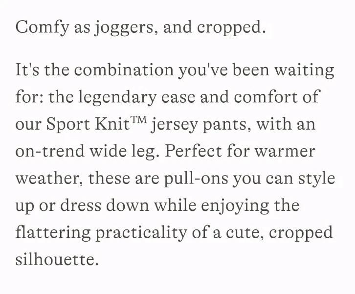 NEW Lands' End Women's Sport Knit Pull On Pants NAVY Size 3XL - Image 4 of 4