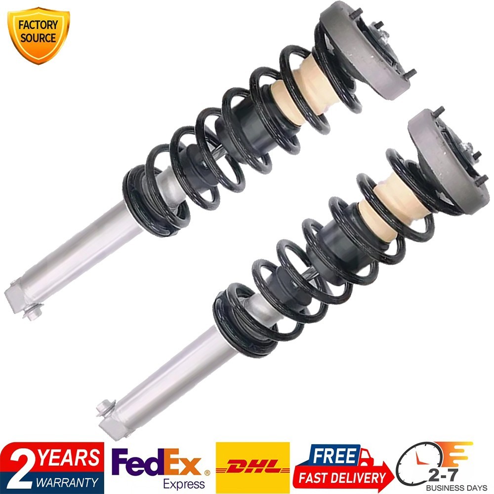 2x Front Shock Struts Assys For BMW E60 E61 525i 528i 535i 545i 550i 2WD 04-2010