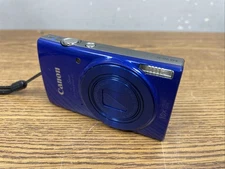 Canon PowerShot ELPH 190 IS 20.0 MP Digital Camera - Blue, Battery And Charger