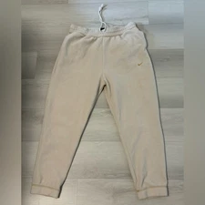 Nike Dri-FIT Fleece Joggers Tan Beige Sweatpants Size XL