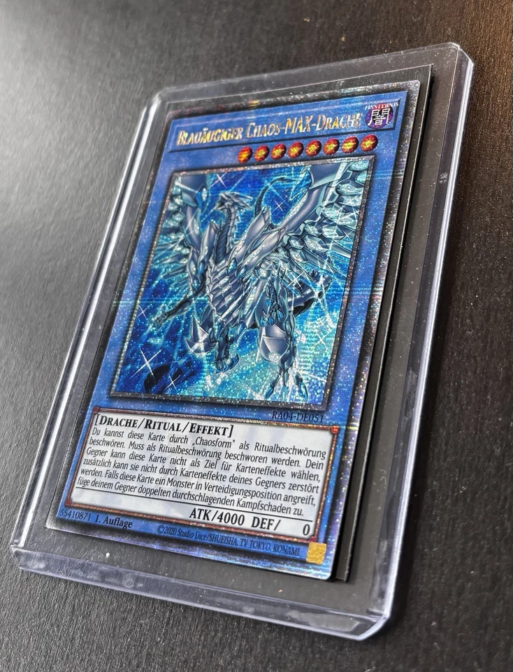 Yu-Gi-Oh! Blauäugiger Chaos-Max-Drache RA04 QCSR Near Mint 1st - Bild 2 von 4