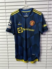 MANCHESTER UNITED 2021 2022 THIRD SHRT JERSEY ADIDAS GM4616 sz M #7 RONALDO UCL