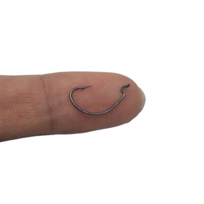 mini Style Soft Worm Hooks Wide Super Lock Fishhooks Lure Softjerk Rockfishing