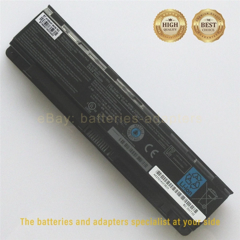 Оригинальный новый аккумулятор PA5109U-1BRS для Toshiba Satellite серии P800 C800 - Изображение 2 из 4