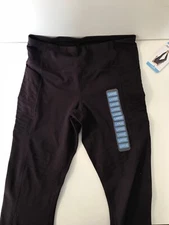 NWT Womens Dark Cherry Active Life Moto Legging Sz  Large