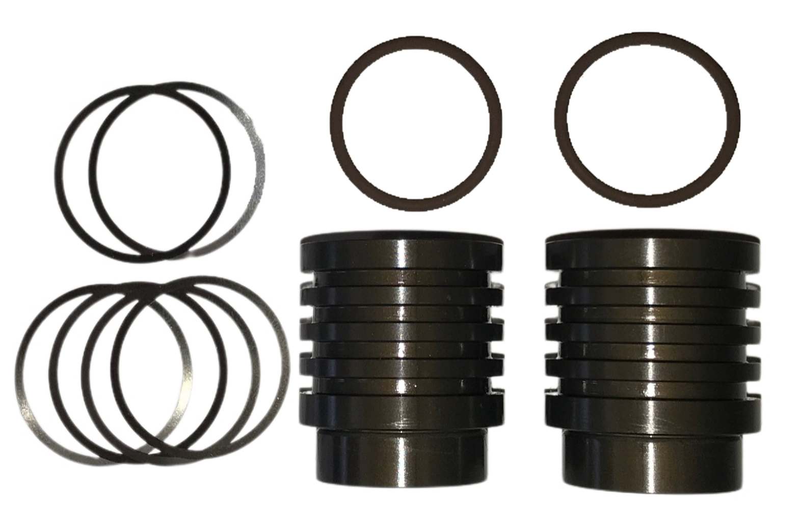 TRS21 Complete Upgrade Kit, 2 pc SS Pistons, Cylinders, Viton Orings