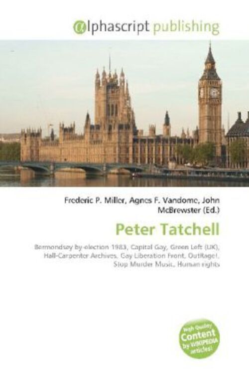 Thumbnail - Frederic P. Miller (u. A.) | Peter Tatchell | Taschenbuch | Englisch