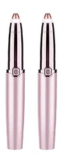 2 pack Votala Eyebrow Trimmer Painless Hair Remover, Rose Gold