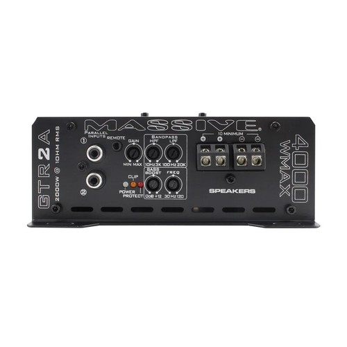 Massive Audio GTR2A 4000 Watt Monoblock Kompaktverstärker Class D 2030 Watt RMS - Bild 5 von 8
