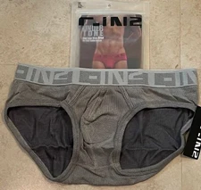 C-IN2 Undertone 100% Cotton Low Rise Brief - Medium, storm clouds gray