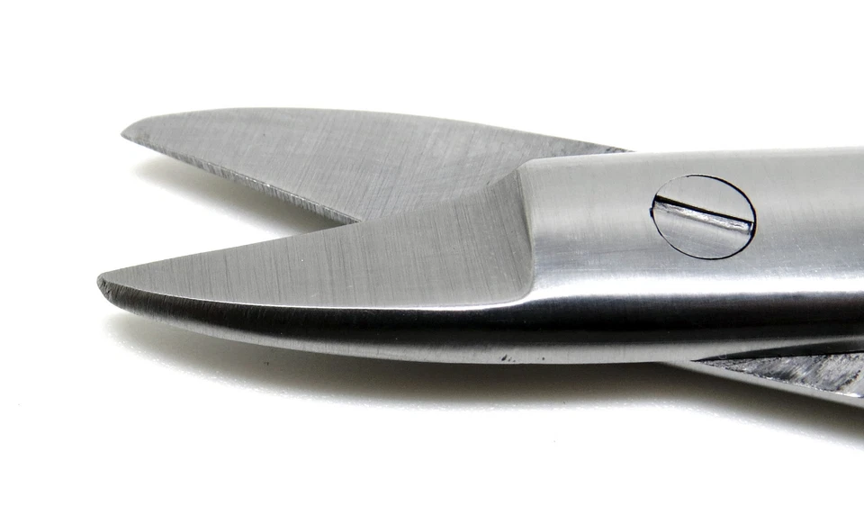 Crown Scissors 4.5" Straight Wire Cutting Dental Orthodontics Instruments - Image 4 of 4