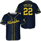 Brewers 22 Christian Yelich Player Baseball Jersey All Size S-5Xl