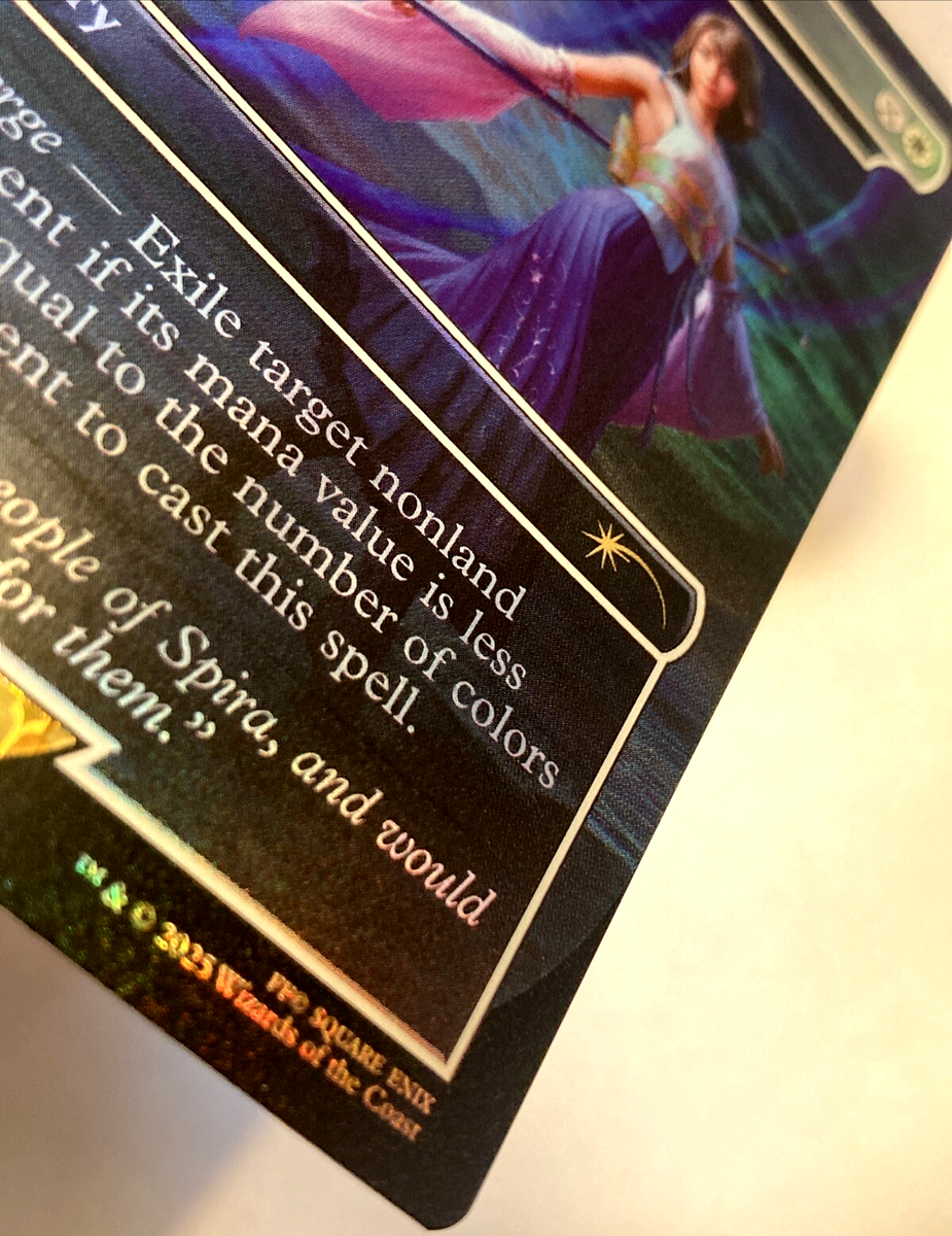 ユウナの魔法「ホーリー」/Yuna's Holy Magic　4種セット MTG Secret Lair Yuna's Holy Magic 1868 Final Fantasy Holo