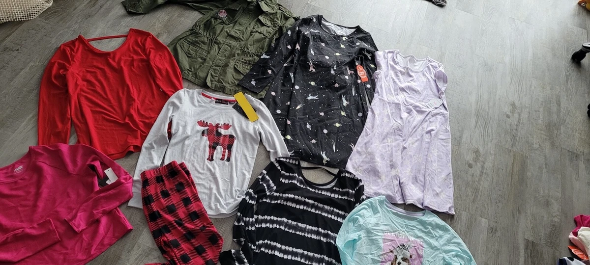 NEW LOT 9 CLOTHING GIRLS SIZE 14-16 XL TOPS DRESSES SHIRTS MIXED LOT BRAND  NEW