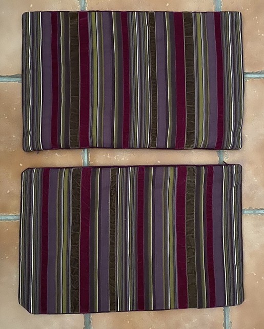 CRATE & BARREL Pair Set of 2 Pillow Covers 13 X 20