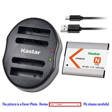 NP-BN1 BC-CSN Battery or Dual Charger for Sony Cyber-shot DSC-W650 W670 W690 T99