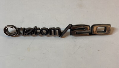 Chevrolet NOS Custom 20 1969 1970 1971 1972 Truck Fender Emblem Metal ...