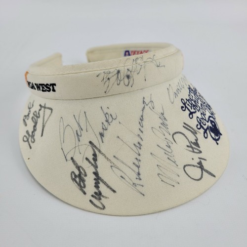 PGA WEST Liberty Mutual Legends of Golf Autographed Visor Hat Chi Chi Rodriguez - Picture 2 of 11