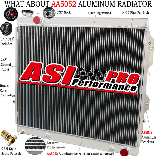 Enignelooc 3 Row Aluminum Radiator for Toyota Tundra 4.7l