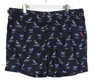 Superdry Short Homme 2XL Ceinture Tactile Fermeture à Motifs Foncé - Photo 1/4