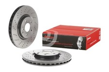 BREMBO 340mm FRONT XDRILLED BRAKE ROTORS for VW GOLF MK7 R GTI PASSAT R36 TIGUAN