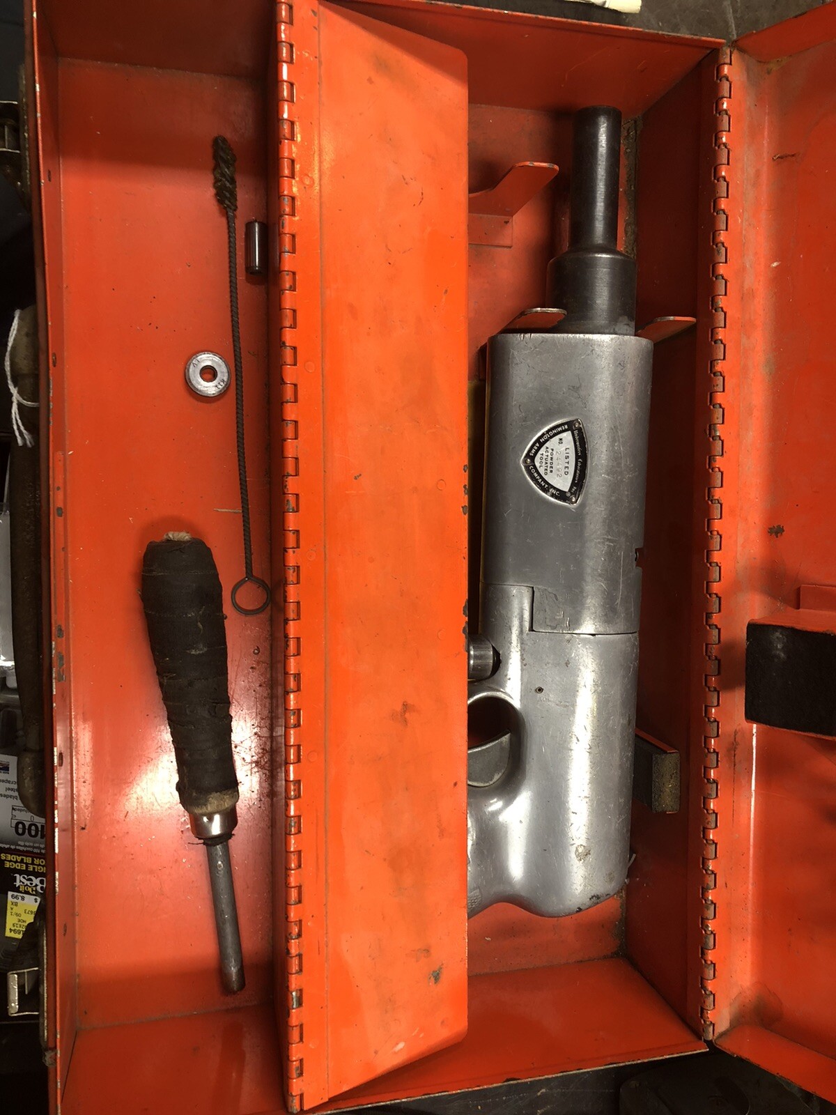 Remington Powder Actuated Tool Model 462 With Case And Fasteners eBay