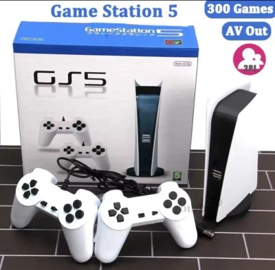 GS5 Game Console 8 Bit USB Wired Handheld Game Player 200 Classic Games Retro US