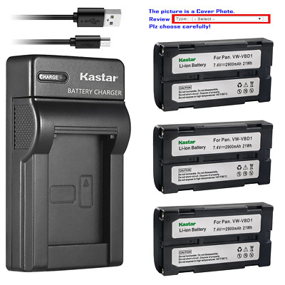 Kastar Battery Slim USB Charger for Sokkia Instruments CX Series: CX-101 CX-103