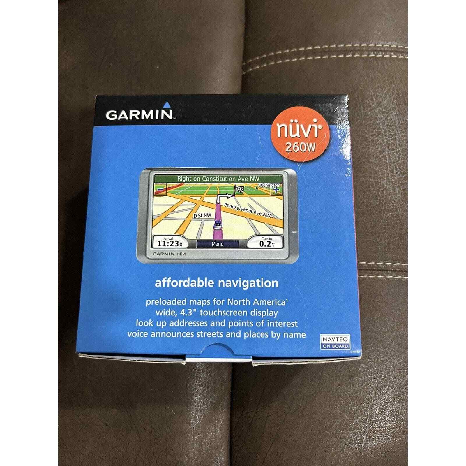 GARMIN NUVI 260W CAR GPS NAVIGATION SYSTEM W/ 4.3" TOUCH SCREEN DISPLAY 753759077174 eBay
