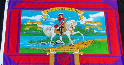 Various 5ft by 3ft King William III Flags/ Loyalist/0range Order/Rangers/British - Picture 6 of 6