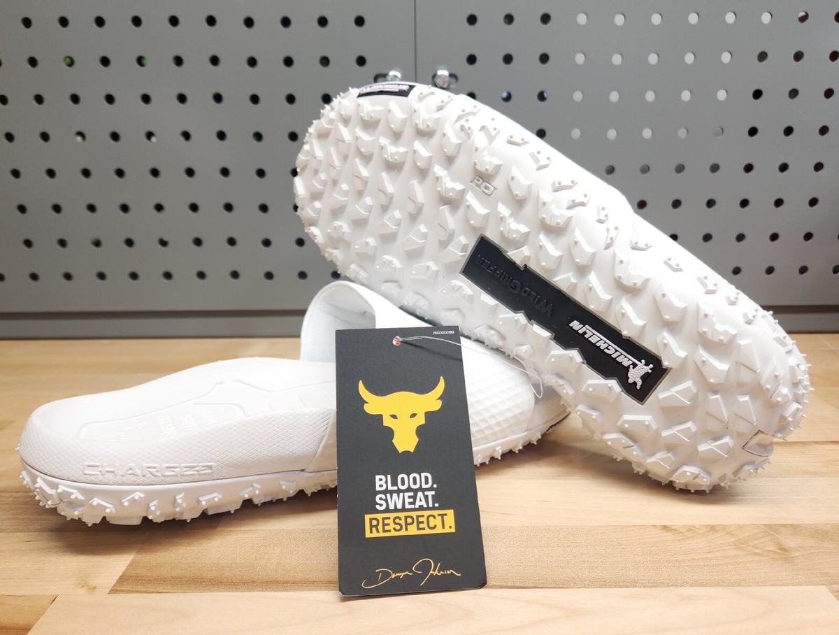 Under Armour UA Project Rock Brahma Bull Slides Sandals  display picture 3