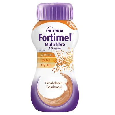 Nutricia Fortimel Multifibre 1.5kcal - 4x200ml Einzelpack Schokolade
