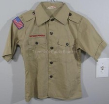 Boy Scout now Scouts BSA Uniform Shirt Size Youth Small SS FREE SHIPPING 004