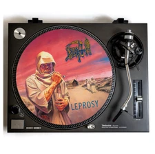 DEATH Turntable Slipmat for Vinyl Records 12" DJ Slip Mat death metal vinyls