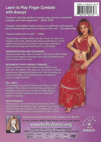 Learn How to Play Finger Cymbals with Ansuya - Belly Dance DVD Video - Picture 2 of 2