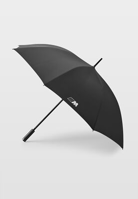 BMW Genuine M Stick Umbrella Black Walking Handle Rain Dry 