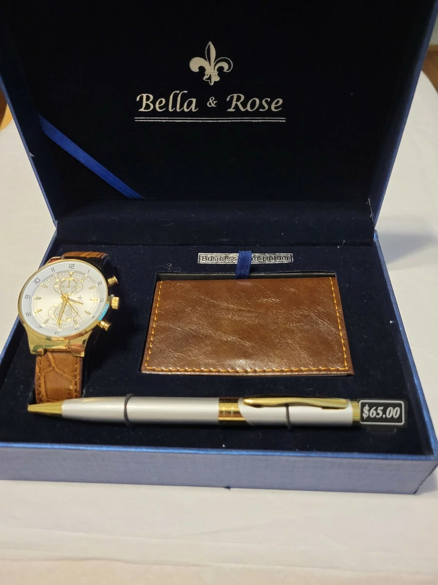Bella Rose Men s Watch Set reg. 65 eBay