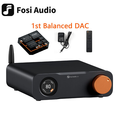 Fosi Audio ZD3 Fully Balance Desktop DAC Integrated Amp Converter with ES9039Q2M