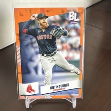Justin Turner 2024 Topps Big League Orange Border Card #83 Red Sox