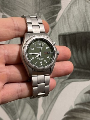 Seiko Kinetic 50M/ 5M43-0D10-free shipping | eBay