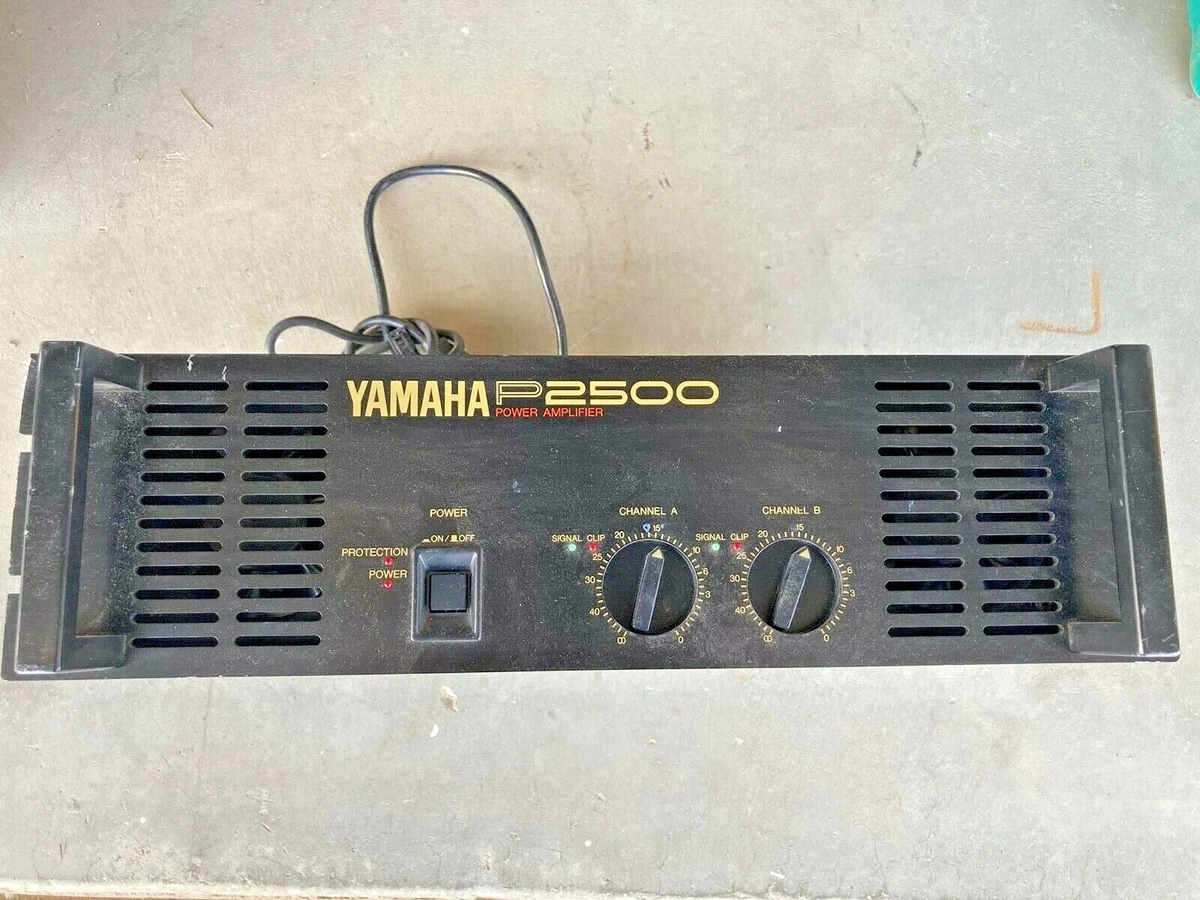 Yamaha P2500 Power Amp Two-Channels 350W /CH into 8-OHMS.