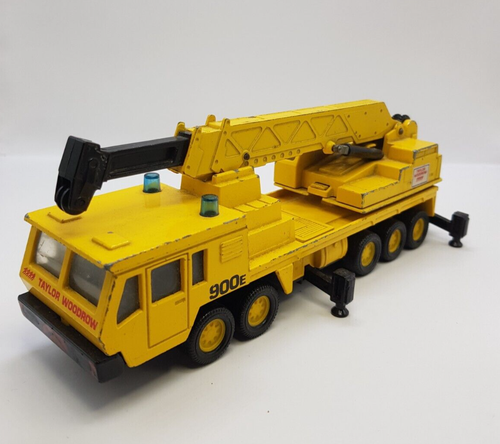 Matchbox Superkings K-114 Crane Truck Taylor Woodrow 900E 1985 England