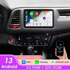 9" For Honda HRV 2015-2020 Android 14 Car Stereo GPS Navi Radio FM Apple CarPlay