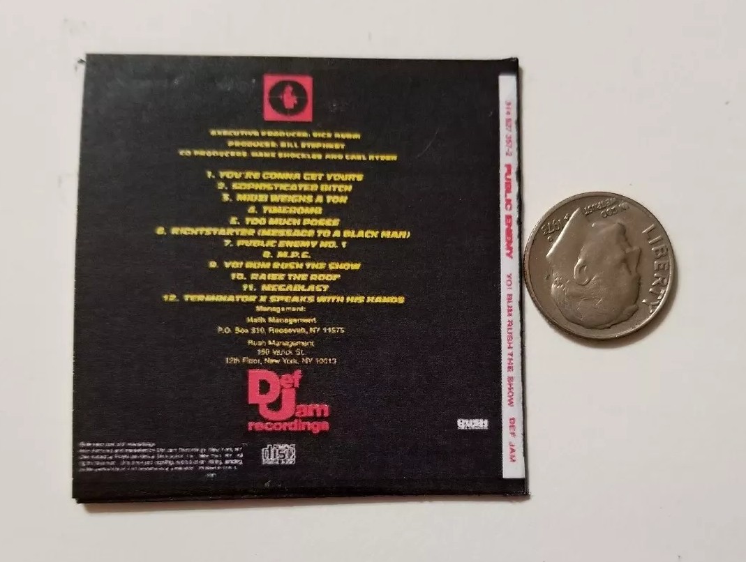 Miniature 1/6 record album Rap Rapper Hip Hop action figure Public ...