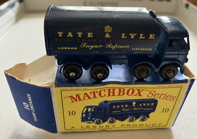 ミニカー MATCHBOX No.10 SUGAR CONTAINER MATCHBOX No.10 SUGAR CONTAINER Vintage Matchbox Series No 10 Sugar